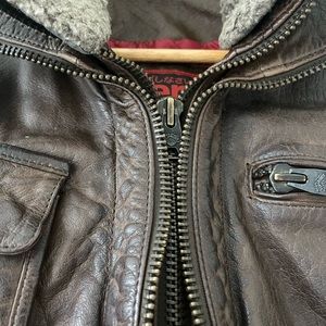 Superdry Limited Leather Jacket